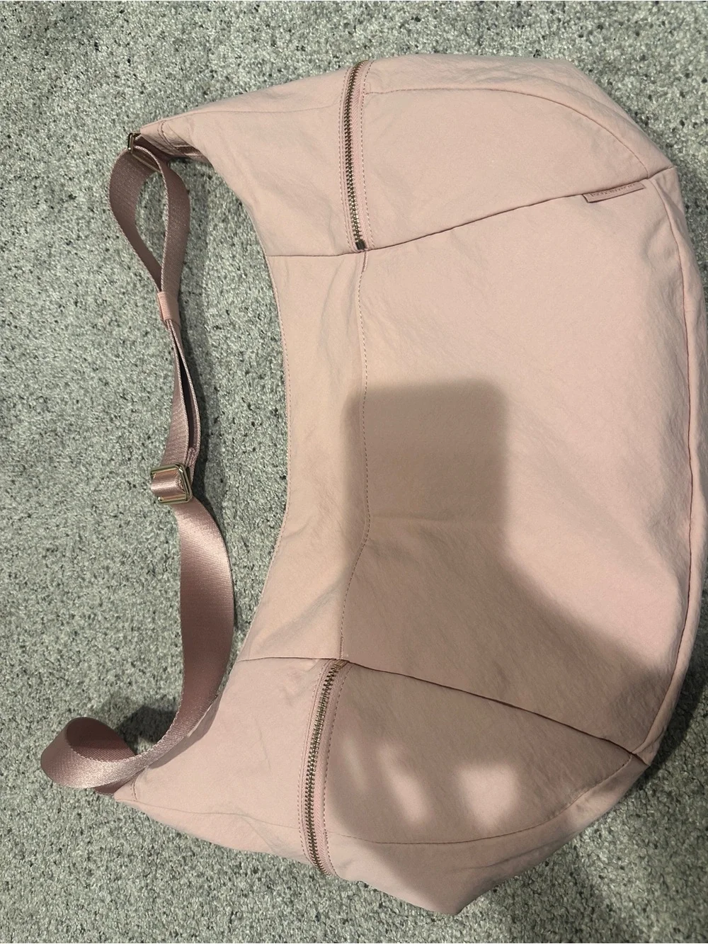 lululemon athletica Blush Pink Hobo Shoulder Bag
